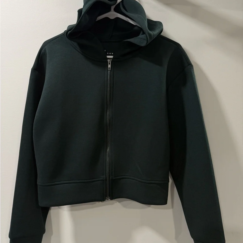 A New Day Forest Green Zip-Up Jacket - Picture 1 of 4
